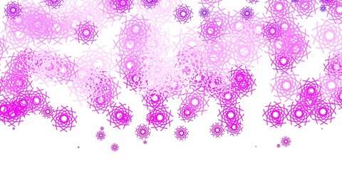 Light Purple, Pink vector background with random forms.