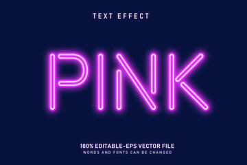 pink text effect editable vector file text design vector