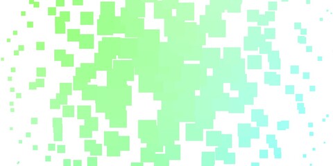 Light Green vector pattern in square style. Illustration with a set of gradient rectangles. Modern template for your landing page.