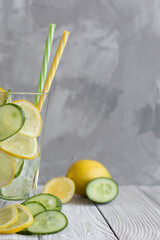 yellow-green lemon cocktail 
