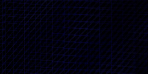Dark BLUE vector template with lines. Geometric abstract illustration with blurred lines. Pattern for ads, commercials.