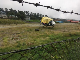 Broken helicopter