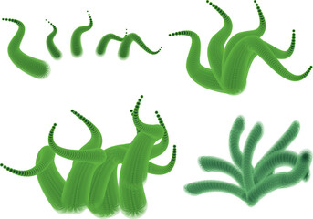 green and yellow splashes