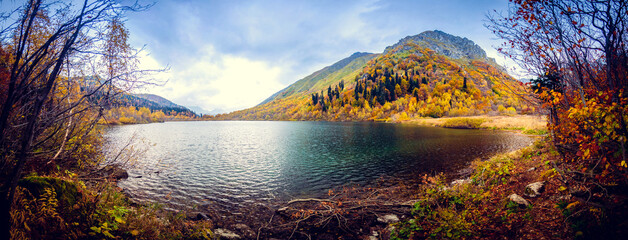 lake in the mountains