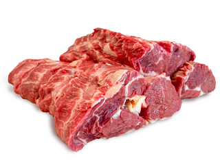 Fresh raw beef meat isolated.