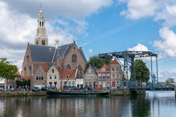 Fototapeta premium harbor of Maassluis, The Netherlands