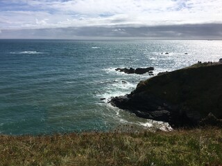 A view of the Cornwall coastline at Lizard Point