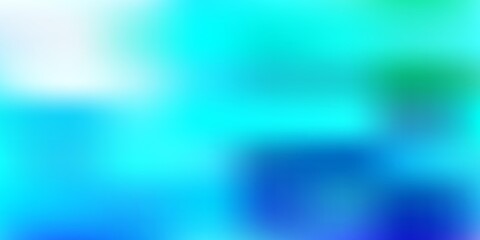 Light blue, green vector blurred template.