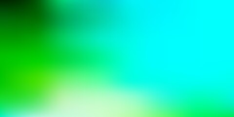 Light blue, yellow vector gradient blur template.