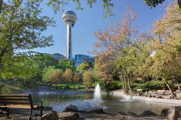 Botanic Park in autumn foliage - Ankara, Turkey	