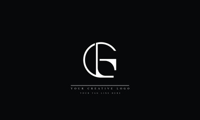 LG, GL, G, L Letter Logo Design with Creative Modern Trendy Typography © Creative_ab9
