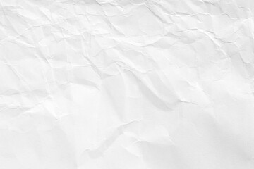 White crumpled paper background, texture old for web design screensavers. Template for various...