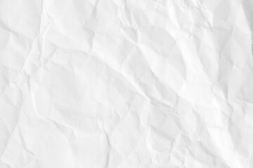 White crumpled paper background, texture old for web design screensavers. Template for various...