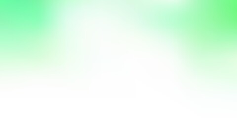 Light green vector abstract blur backdrop.