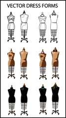 Vector Dress Forms