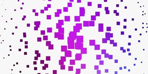 Light Pink, Blue vector texture in rectangular style. Colorful illustration with gradient rectangles and squares. Best design for your ad, poster, banner.