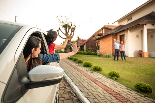 Despedida da casa dos av&oacute;s