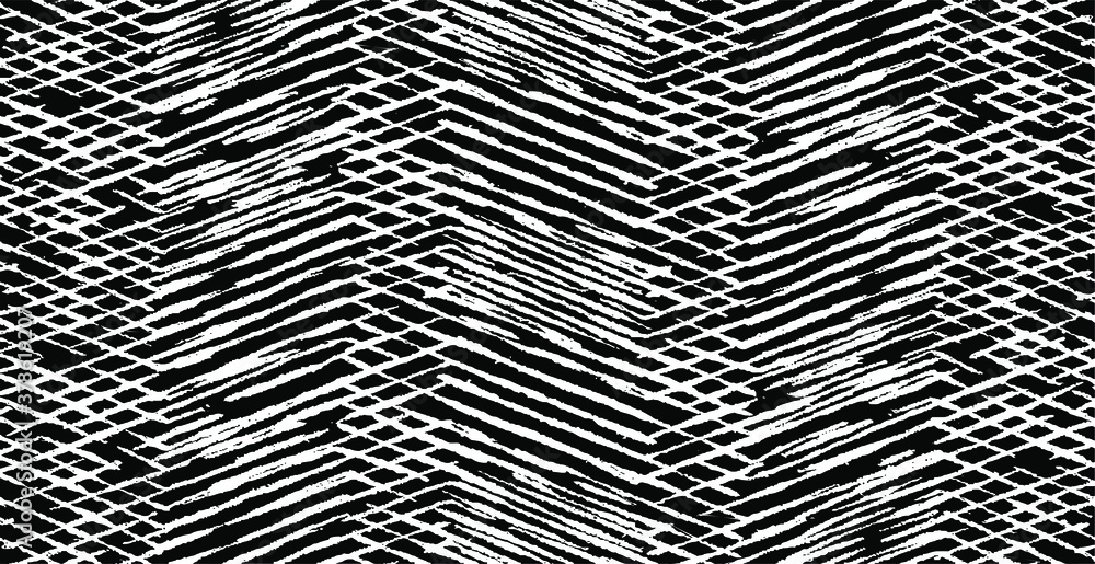 Poster Slim lines texture. Parallel and intersecting lines abstract pattern. Abstract textured effect. Black isolated on white background.Vector illustration. EPS10.
