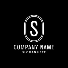 S Letter Luxury Logo Design Template Inspiration