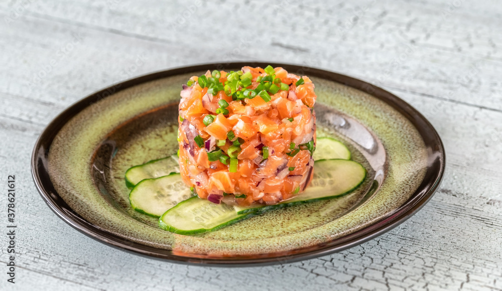 Poster salmon tartare