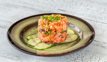 Salmon tartare