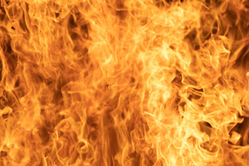 Abstract texture of flame fire close up