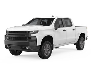 Pickup Truck Isolated © nerthuz