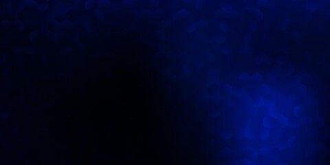 Dark blue vector pattern with hexagons.