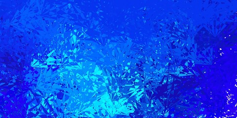 Dark pink, blue vector layout with triangle forms.