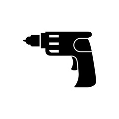 Electric hand drill icon vector collection