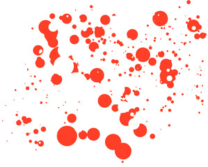Vector abstract simple pattern for your game or background. Dots, spots and freckles