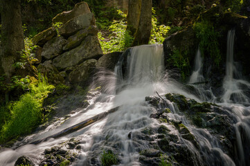 Fototapeta premium waterfall in the forest