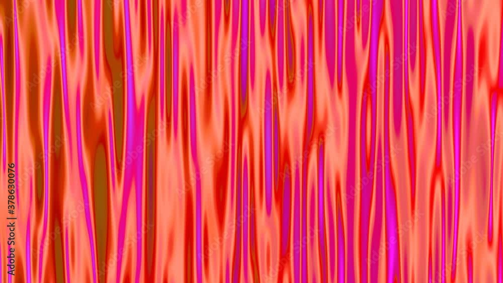 Poster looped animated background of deforming wave surfaces. abstract animation. 3d render