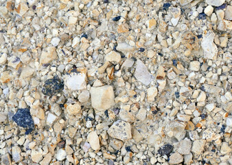 Texture from many small stones, background wallpaper