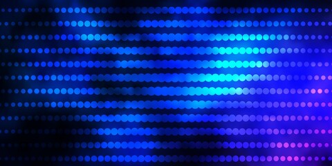 Dark Pink, Blue vector pattern with circles. Modern abstract illustration with colorful circle shapes. Pattern for booklets, leaflets.