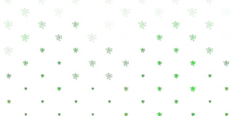Light Green vector texture with disease symbols.