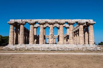 Obraz premium Archaic Temple or first Temple of Hera in Paestum