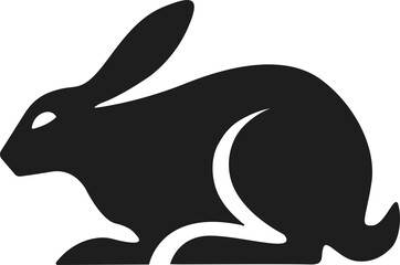 Fototapeta premium Cruelty free concept icon design with rabbit symbol. Not tested on animals emblem. Vector illustration.