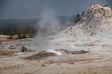 Thermal features at Yellowstone National Park
