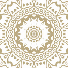 Oriental Seamless Vector Pattern - Repeating ornament for textile, wraping paper, fashion etc.