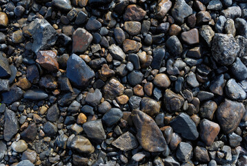 Photo texture of shore stones
