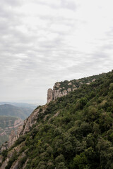 Fototapeta na wymiar Montserrat paisaje horizontal