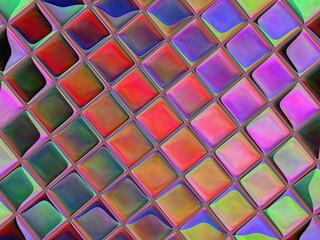 Abstract  colored glass, 3D background