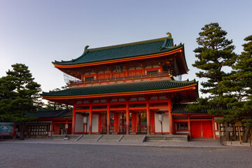 Temple in the centre of Kyoto (Japan)