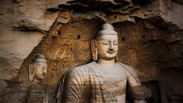 Buddha Stone Carving of Yungang grottoes