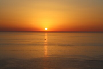 Fototapeta premium sunset on the sea