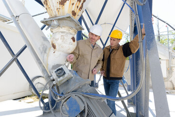 two industrial engineers at work