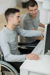 Obraz premium portrait of a disabled man