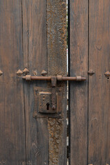 Image of old door lock in Teguise, Lanzarote, Canary Islands