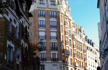 Fototapeta na wymiar Paris, France - Montmartre Buildings
